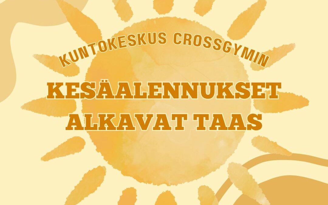 Kesäalennukset ovat täällä taas!